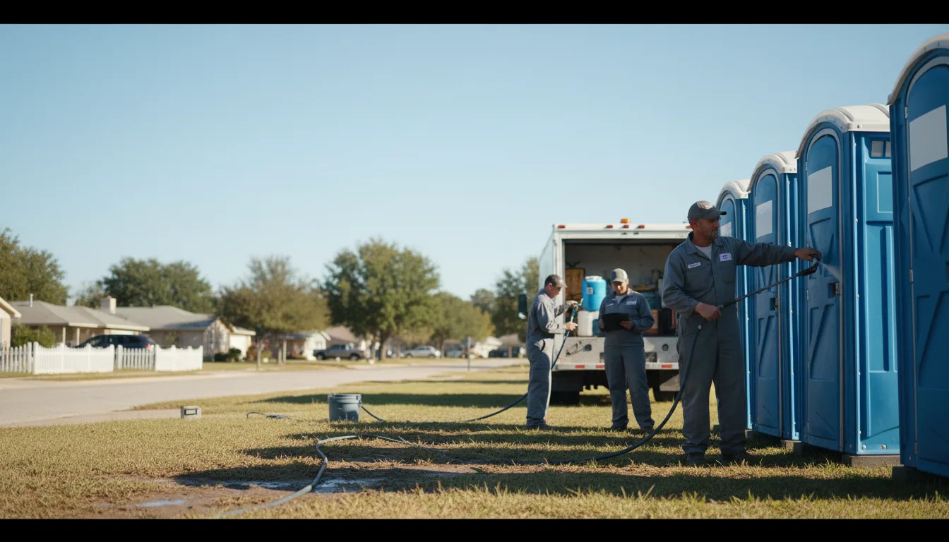 Long-Term Portable Toilet Rental in Wolf Lake, IL near me